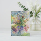 ヘリコプターハット*** ポストカード (スタンド正面)