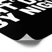 ヘリコプターパイロットバイデイキャットパパバイナイト ポスター (角)