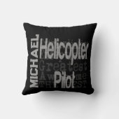 ヘリコプターパイロット超並外カスタム クッション (裏面)