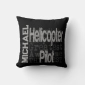ヘリコプターパイロット超並外カスタム クッション (正面)