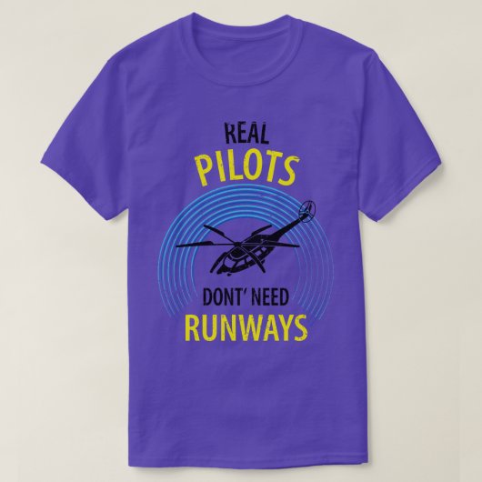 ヘリコプターパイロット1 Tシャツ (デザイン正面)