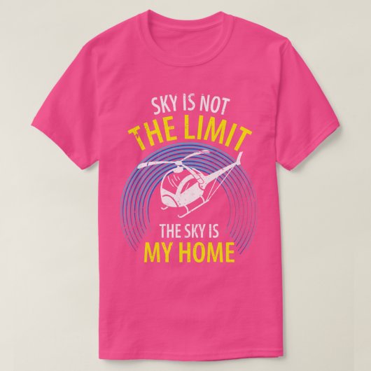 ヘリコプターパイロット2 Tシャツ (デザイン正面)