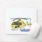 ヘリコプターパイロット マウスパッド (マウス)
