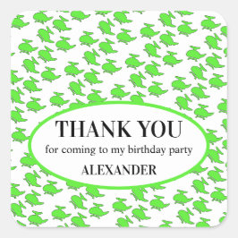 ヘリコプターパーティーの好意バッグ スクエアシール