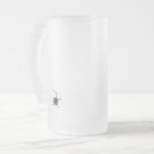 ヘリコプタービールガラスの飛んでいるなチョッパーはジョッキを襲います フロストグラスビールジョッキ (正面左)