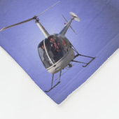 ヘリコプターブランケカッコいいットカスタムヘリコプターブランケット フリースブランケット (角)