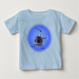 ヘリコプターベビーシャツチョッパー乳児トップ ベビーTシャツ