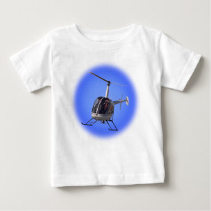 ヘリコプターベビーシャツチョッパー乳児トップ ベビーTシャツ