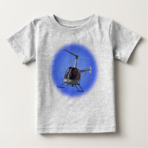 ヘリコプターベビーシャツ乳児ヘリコプターTシャツ ベビーTシャツ