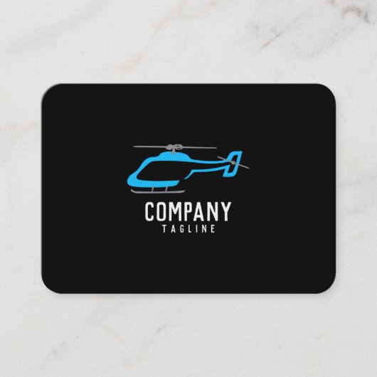 ヘリコプター会社の名刺 名刺 (正面)