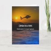 ヘリコプター団長への就任おめでとう カード (正面)