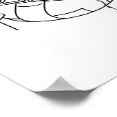 ヘリコプター専攻ののコンポーネントの回路図 ポスター (角)