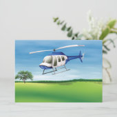 ヘリコプター着陸招待状 招待状 (スタンド正面)