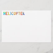 ヘリコプター紙 (裏面)