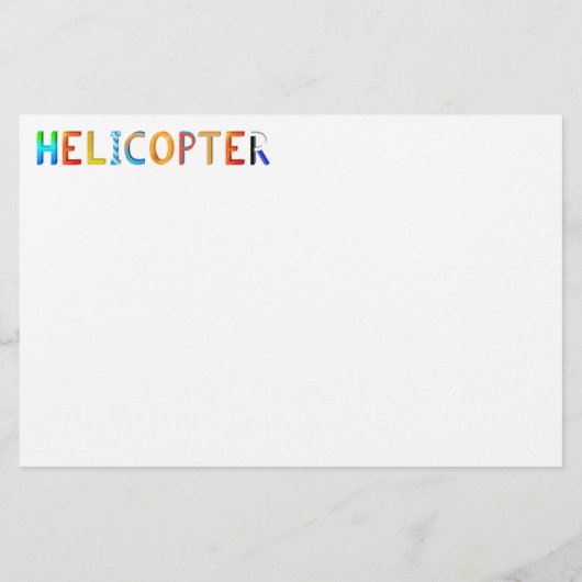 ヘリコプター紙 (裏面)