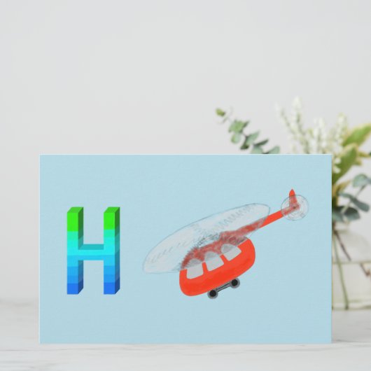 ヘリコプター紙 (スタンド正面)