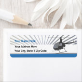 ヘリコプター航空機 ラベル (インサイチュ)