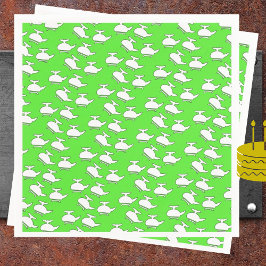 ヘリコプター誕生日パーティー スタンダードカクテルナプキン