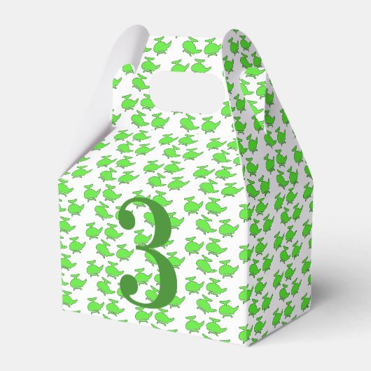 ヘリコプター誕生日パーティー フェイバーボックス (正面サイド)