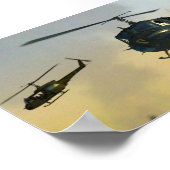 ヘリコプター飛んでいるサーカスベトナム ポスター (角)