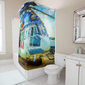 ヘリコプター シャワーカーテン (インサイチュ)