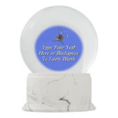 ヘリコプター・スノー・グローブパーソナライズされた・チョッパー・ギフト スノーグローブ (裏面)