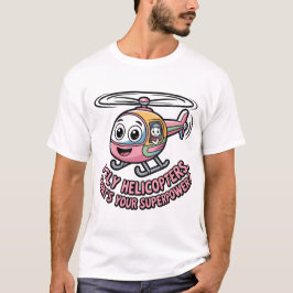 ヘリコプター パイロット設計図 – 私はヘリコプターを操縦します スーパーパワー Tシャツ