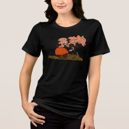 ヘリコプター ホコリタケ トライブレンドTシャツ
