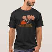 ヘリコプター ホコリタケ Tシャツ (正面)