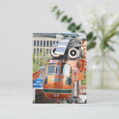 ヘリコプター ポストカード (スタンド正面)