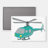 ヘリコプター マグネット (正面/裏面)