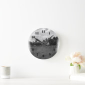 ヘリコプター ラウンド壁時計 (ホーム)