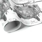 ヘリコプター ラッピングペーパー (ロールコーナー)