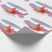 ヘリコプター ラッピングペーパー (角)
