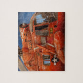 ヘリコプター – 沿岸警備用ヘリコプター ジグソーパズル (縦)