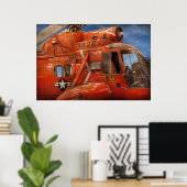 ヘリコプター – 沿岸警備用ヘリコプター ポスター (ホームオフィス)