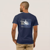 ヘリコプター 航空機 Tシャツ (裏面フル)