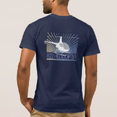 ヘリコプター 航空機 Tシャツ (裏面)