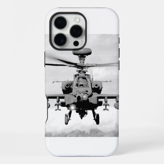 ヘリコプター iPhoneケース (裏面)