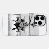 ヘリコプター iPhoneケース (裏面横)