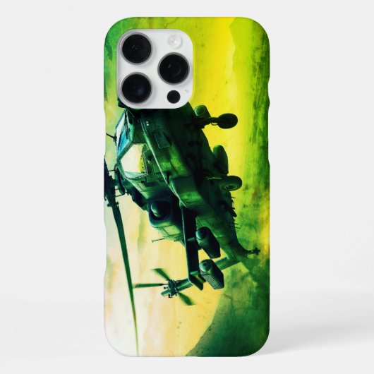 ヘリコプター  iPhoneケース (裏面)