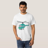 ヘリコプター Tシャツ (正面フル)