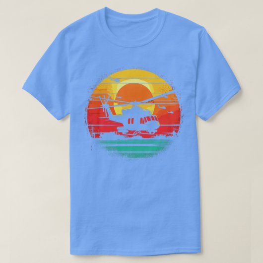 ヘリコプター Tシャツ (デザイン正面)