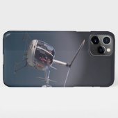 ヘリコプターiPhoneケース頭が切れるヘリコプターのケース iPhoneケース (裏面横)