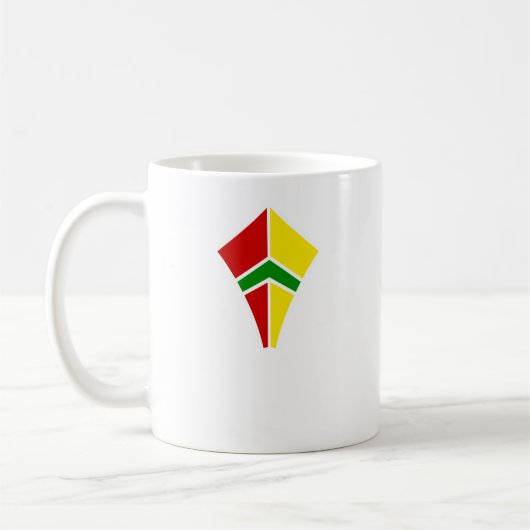 ヘリコプターRPMのロゴ コーヒーマグカップ (左)