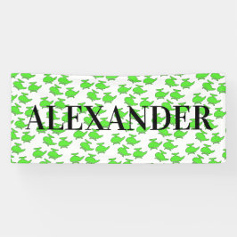 ヘリコプタ誕生日シンプル名 横断幕