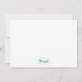 ヘリコプタ誕生日招待状 招待状 (裏面)