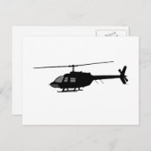 ヘリコプ飛んでいるタのシカスタマイズェットカラー ポストカード (正面/裏面)
