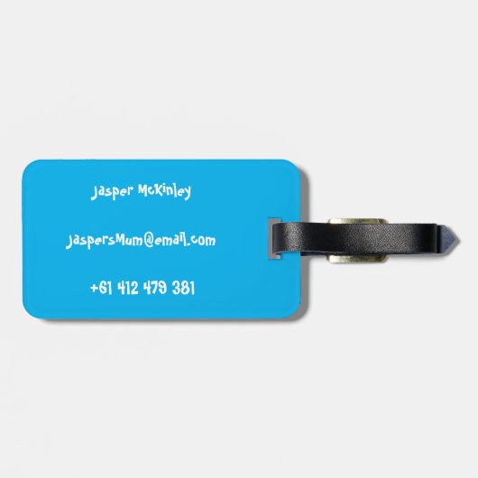 ヘリタック ラゲッジタグ (裏面横)