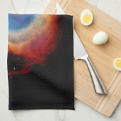 ヘリックス惑星星雲NGC 7293 – 神の目 キッチンタオル (四つ折り)